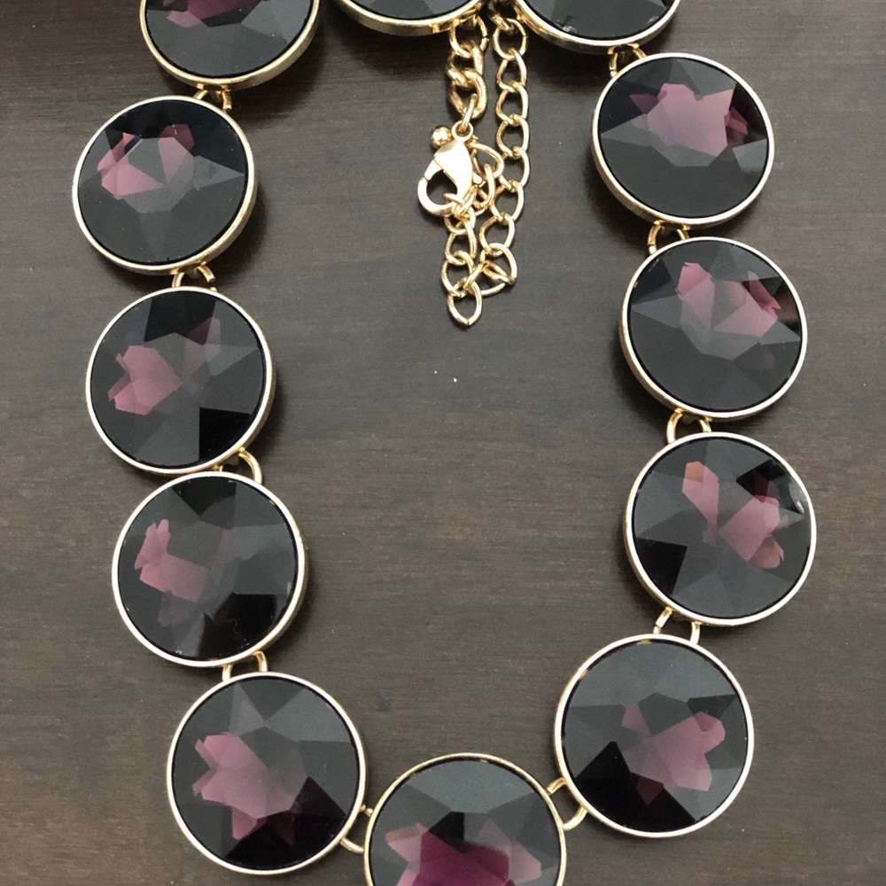 Purple necklaces